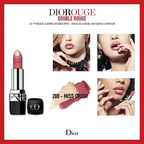 dior 288 miss crush makeup|reviews of 288 Miss Crush, a Dior Rouge Dior Double Rouge.